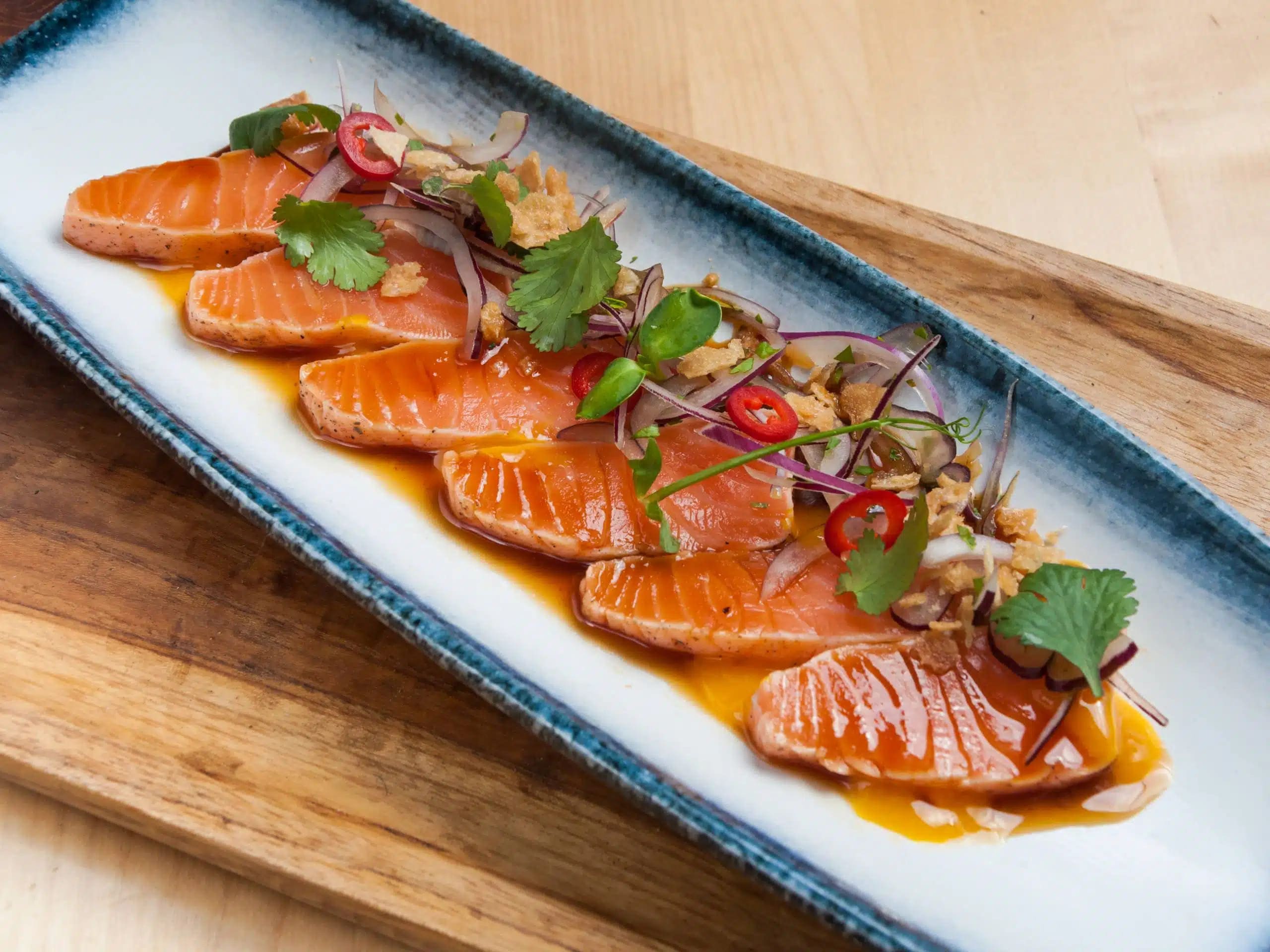Tataki salmón  x9