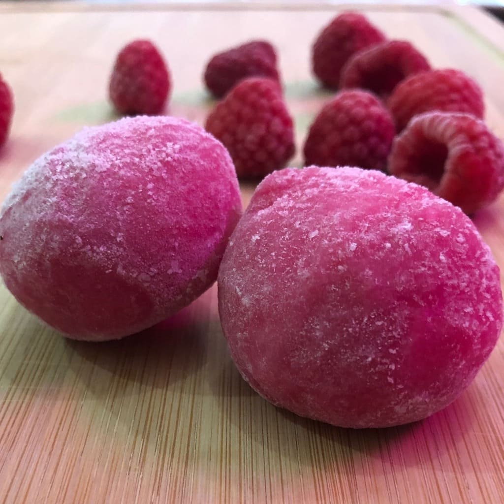 mochi frutos rojos