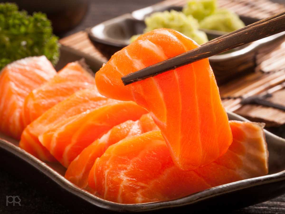 Sashimi salmón  x9