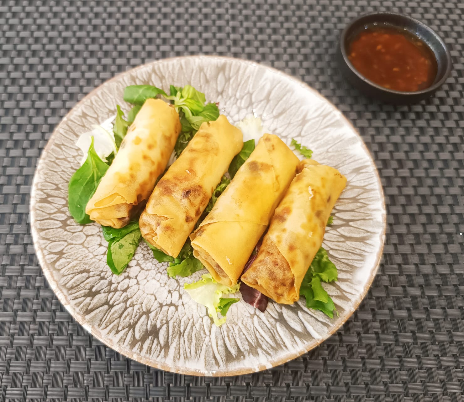 Rollitos primavera de pollo x4