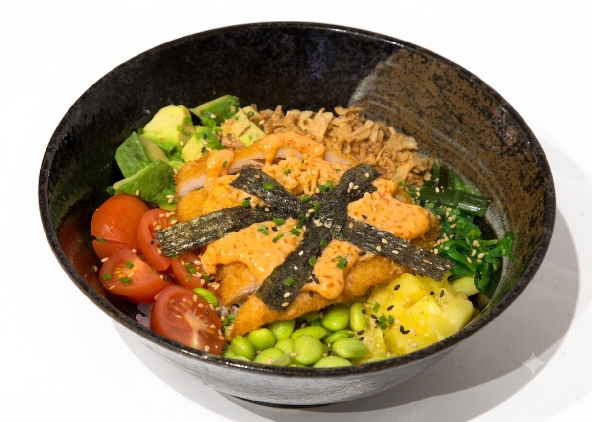 POKE DE POLLO KATSU  