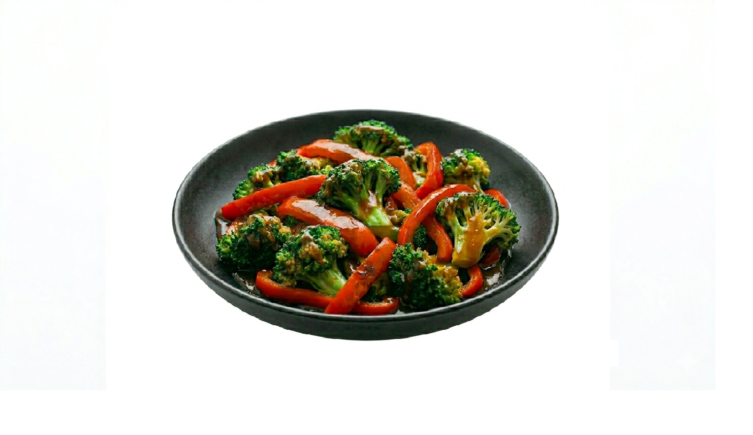 BROCOLI  CON PIMIENTO ROJO SALTEADAS