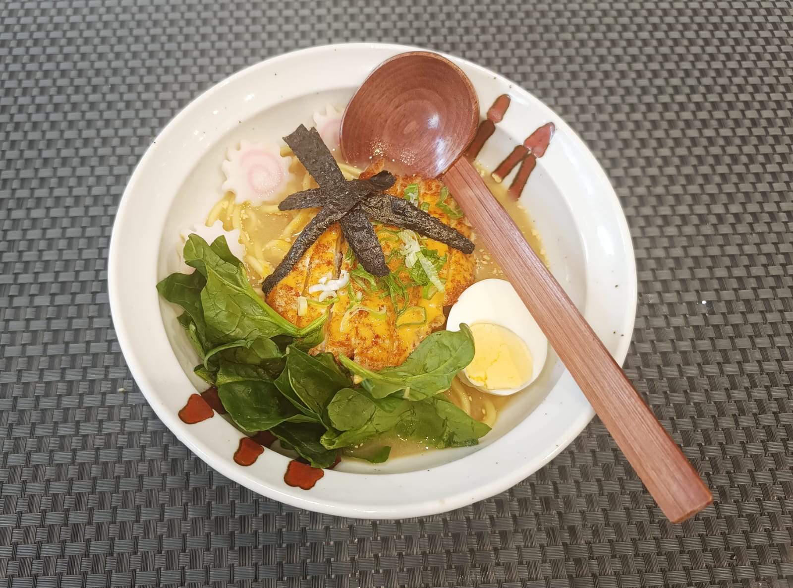 Chicken Teriyaki hueso soja ramen
