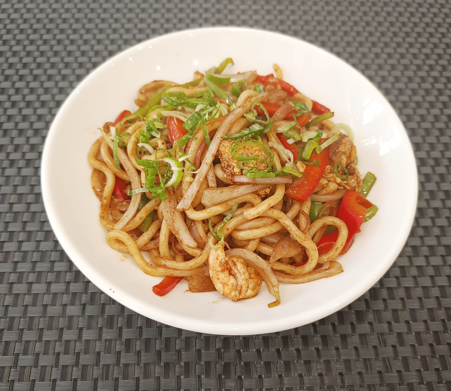 Yakiudon dé gambas