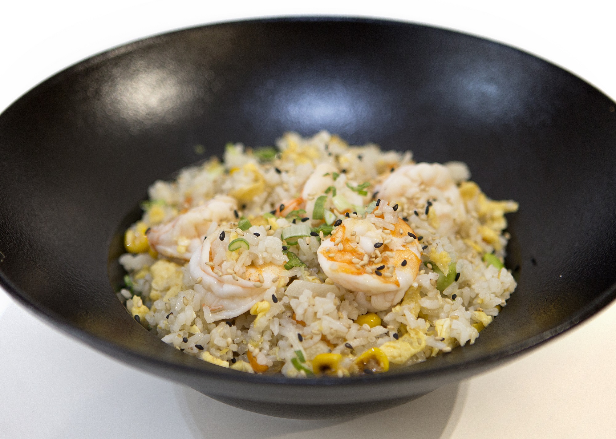 YAKIMESHI CON GAMBAS  