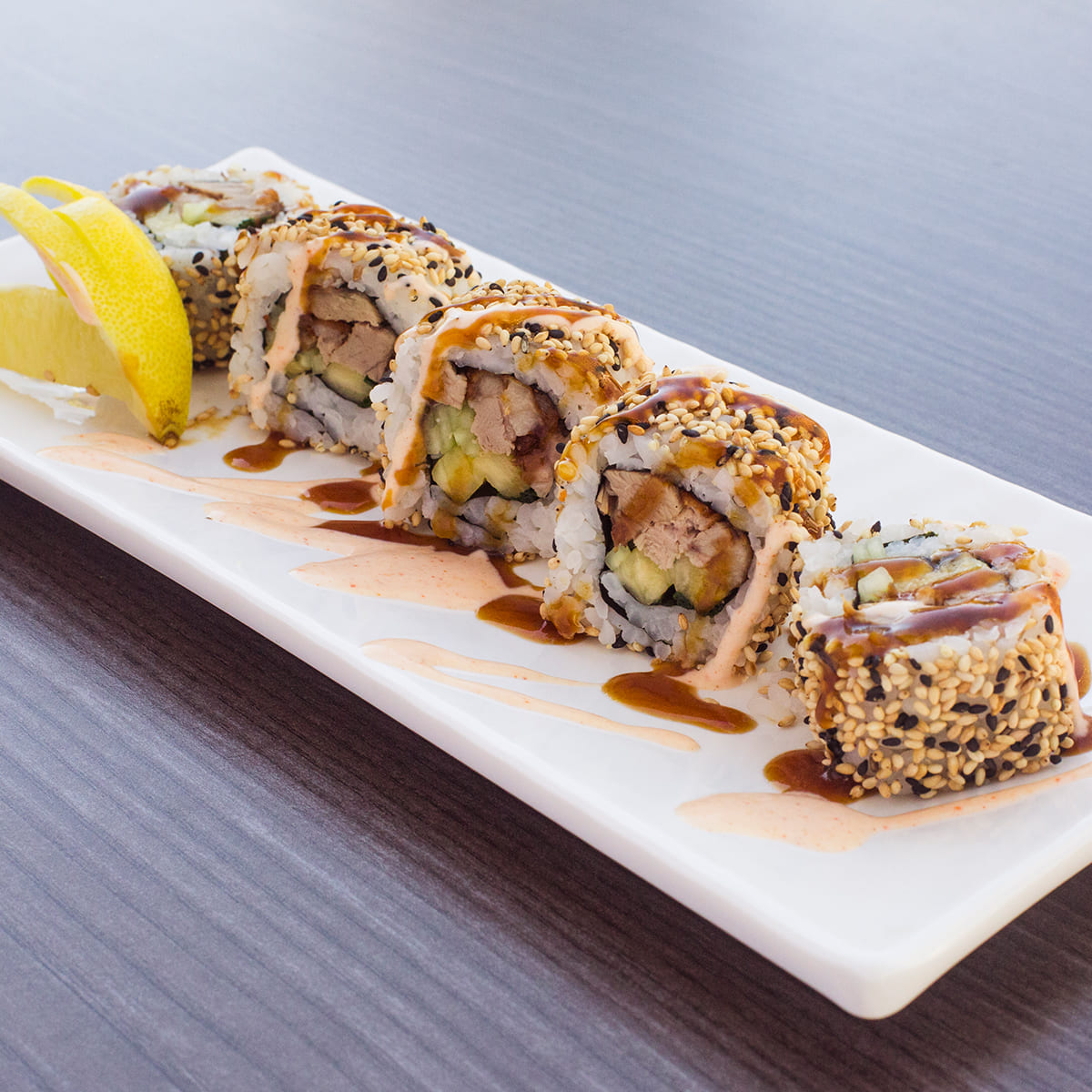 Duck sesámo roll x8